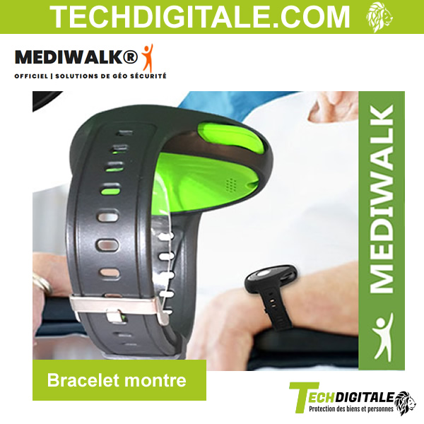 Bracelet traceur GPS personne âgée