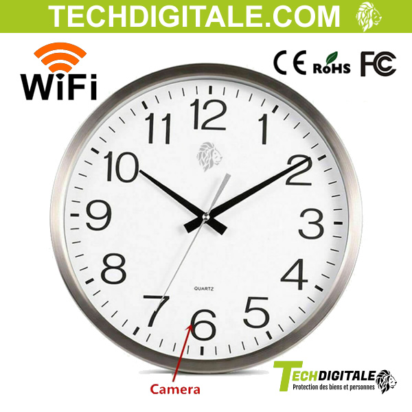 Horloge camera espion WIFI FULL HD